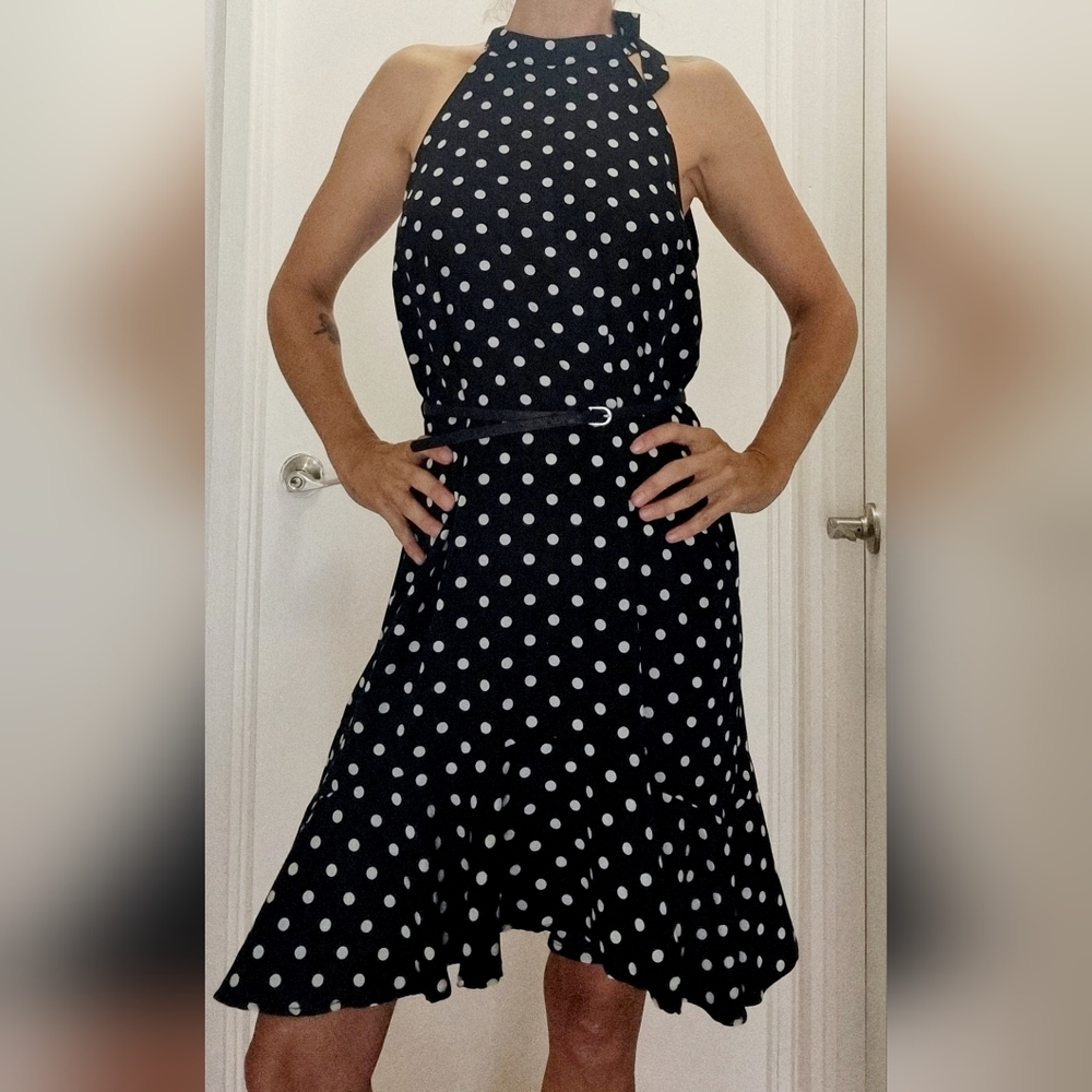 Pagani Polka Dot Dress